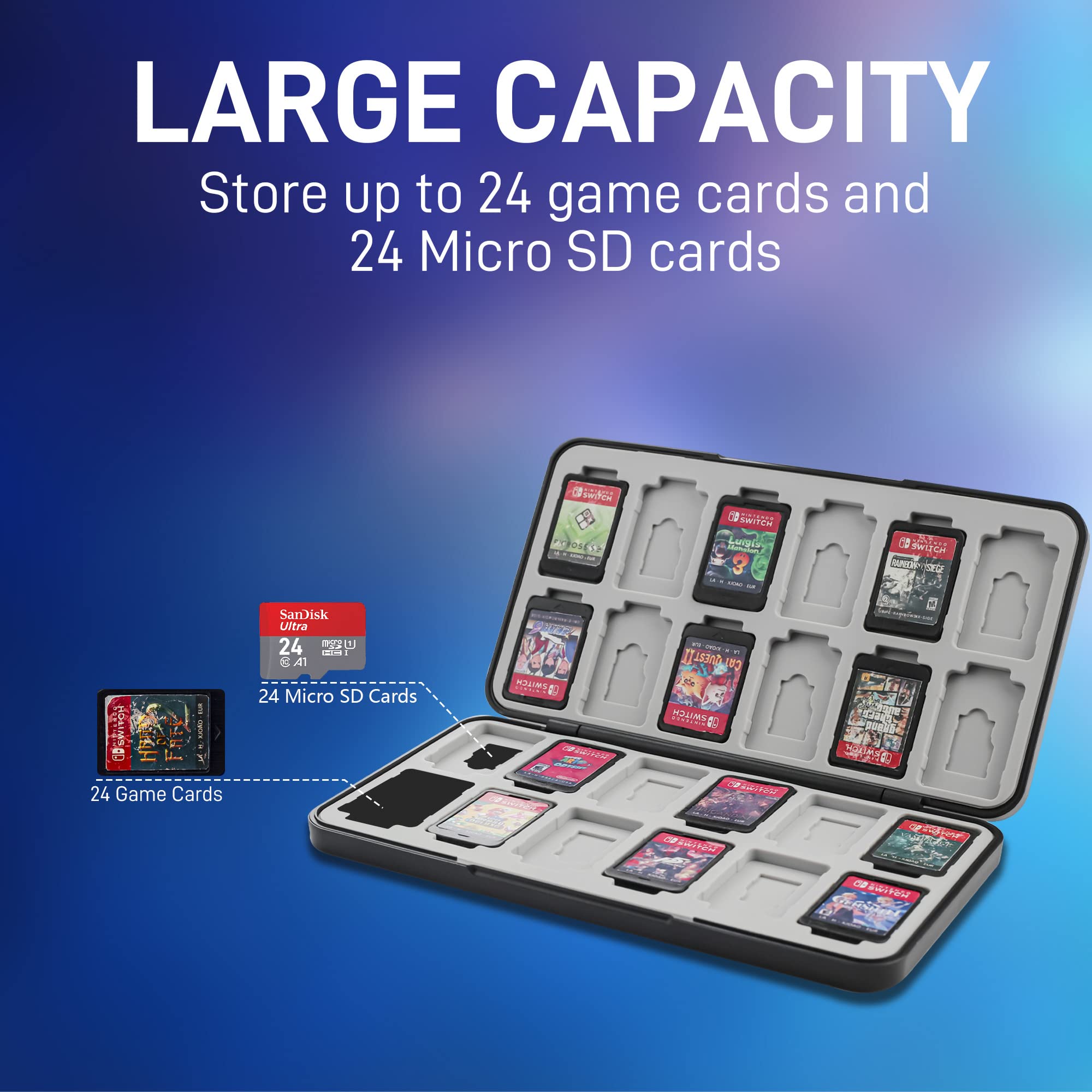 Amazon.co.jp: FUNDIARY ゲームカードケース Nintendo Switch/Lite